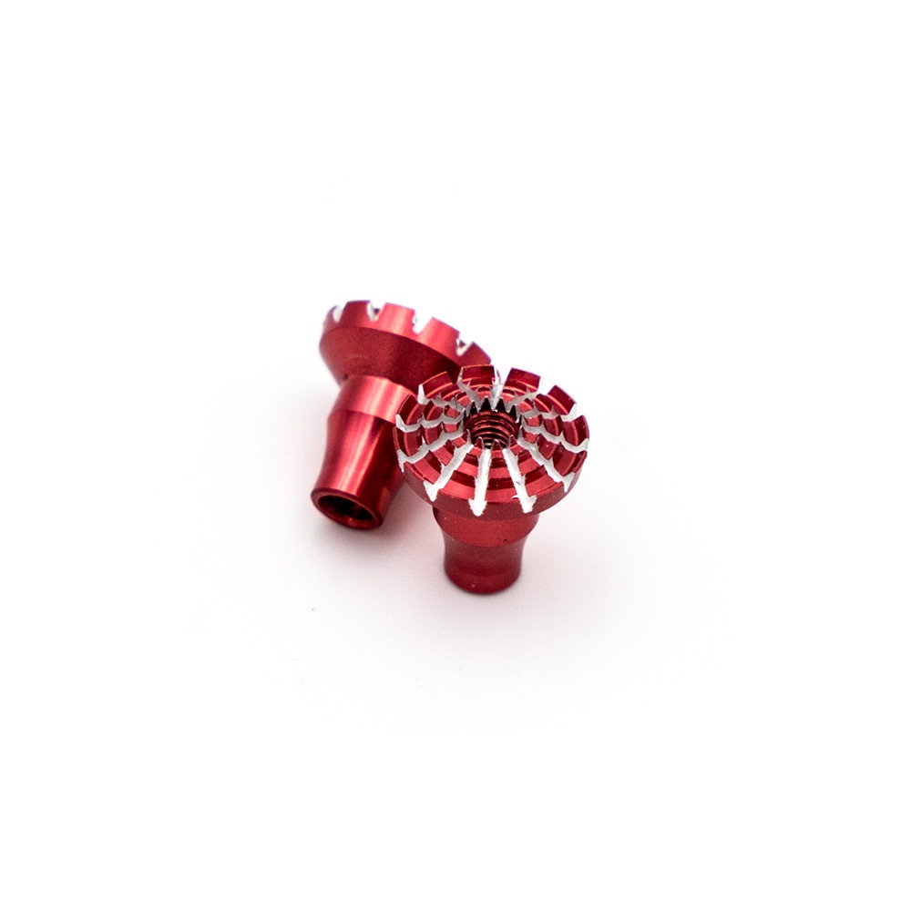 Gimbal stick ends Lotusstyle M2,5 red