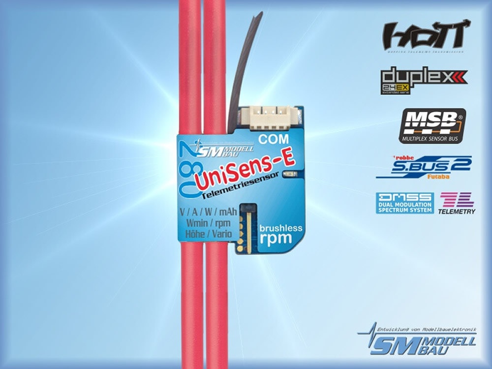 UniSens-E 280 A 2x 4 mm² silicone cable