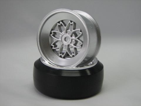 TEAM Yayoi Rims 1:10 Offset 3mm silver